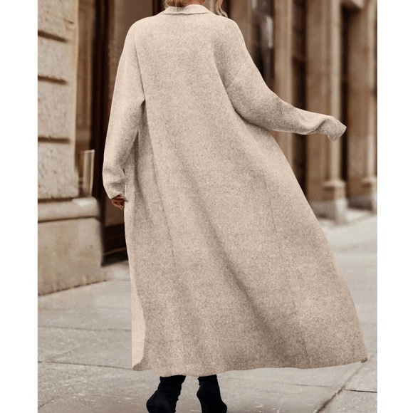 Cozy Oversized Open Front Knit Cardigan